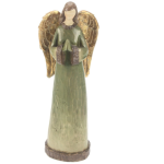 engel biddend, groen